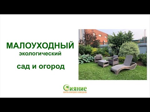 Малоуходый сад и огород (запись вебинара)