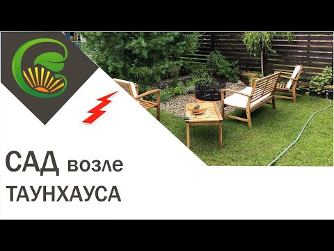 Сад возле таунхауса